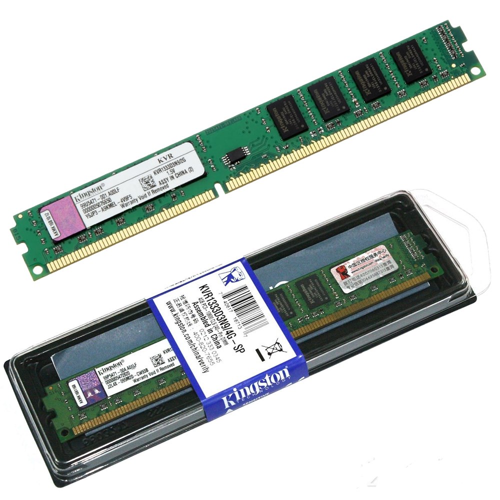 RAM - Kingston 4GB / DDR3 - Bus 1333